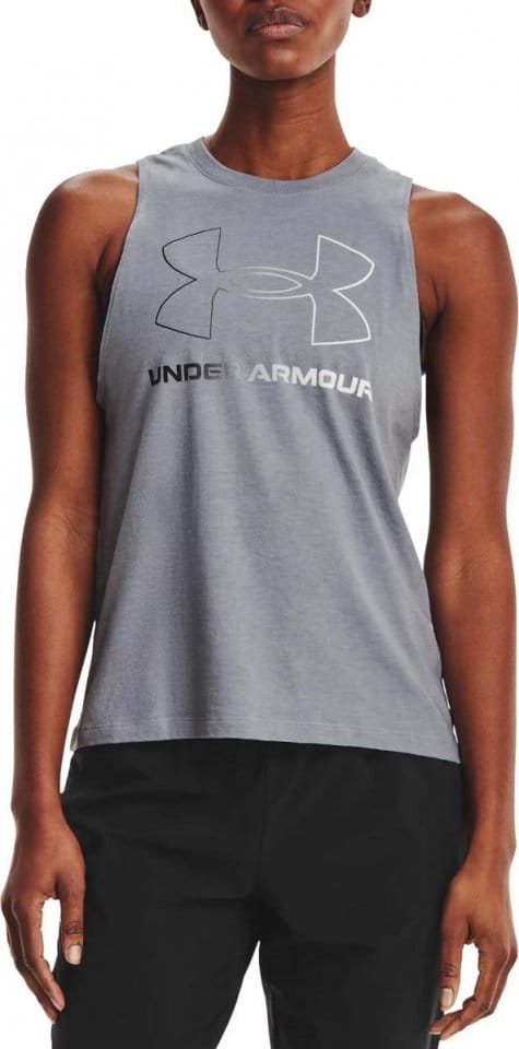 Singlet Under Armour Live Sportstyle Graphic Tank-GRY