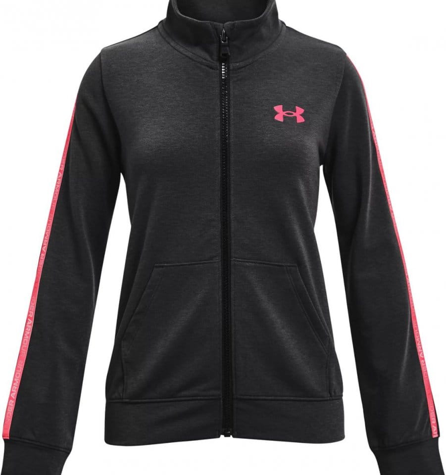 Hoodie Under Armour Rival Terry Taped FZ-BLK
