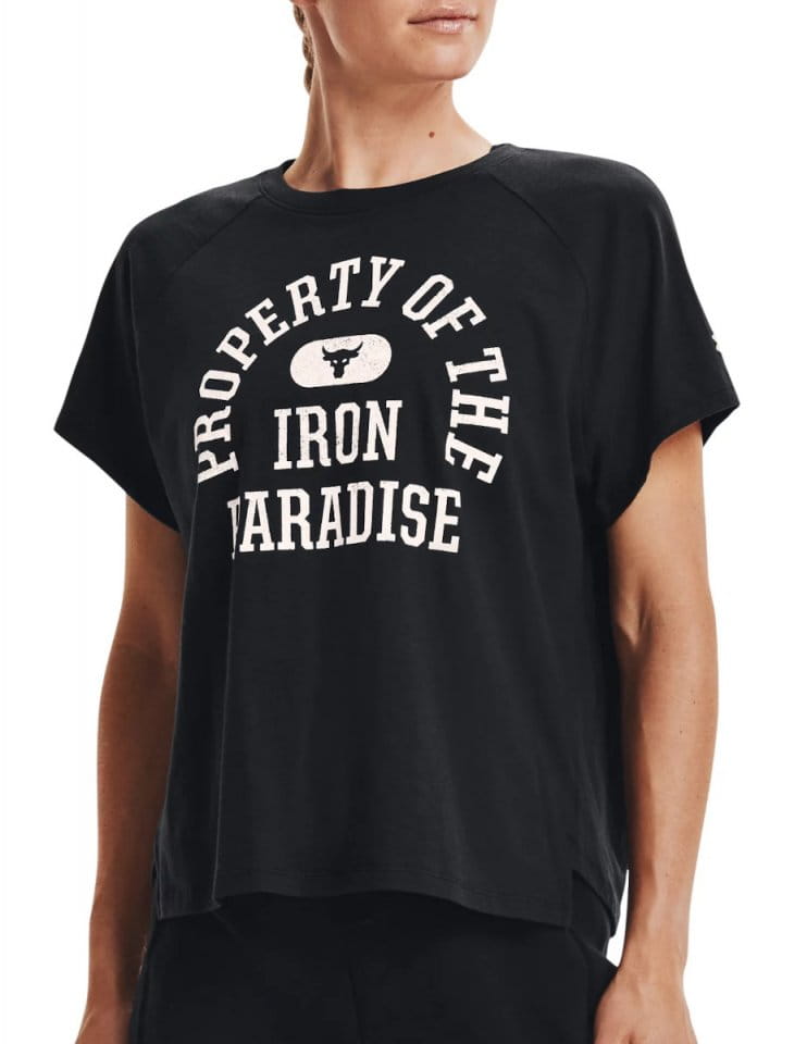 T-Shirt Under Armour UA Prjct Rock Property Of SS-BLK