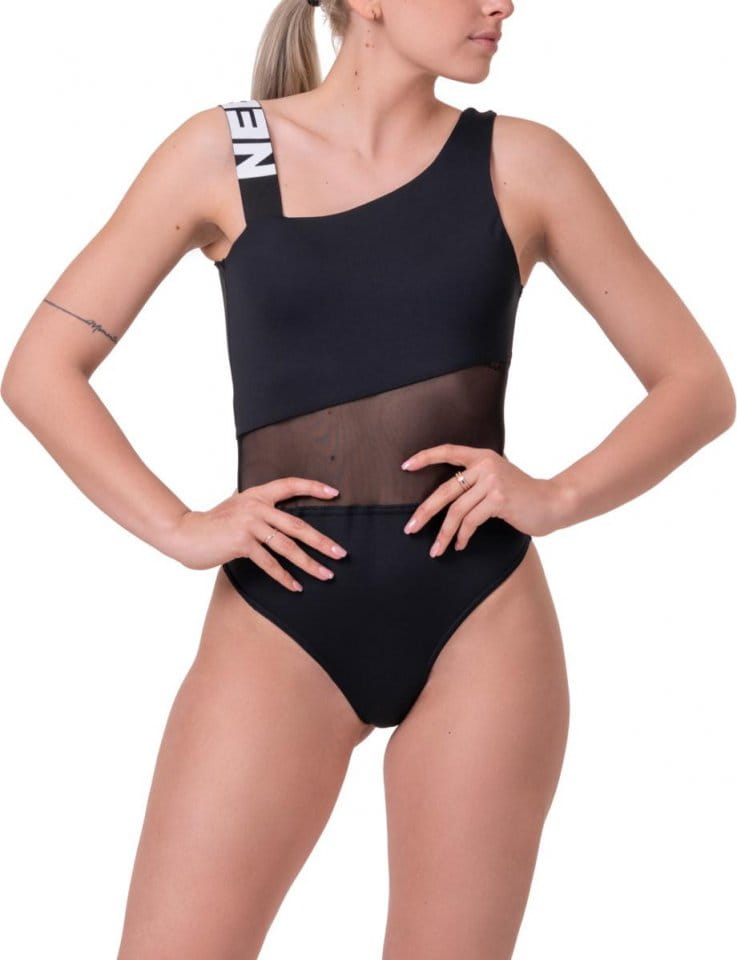 Badeanzug Nebbia One shoulder sporty swimsuit