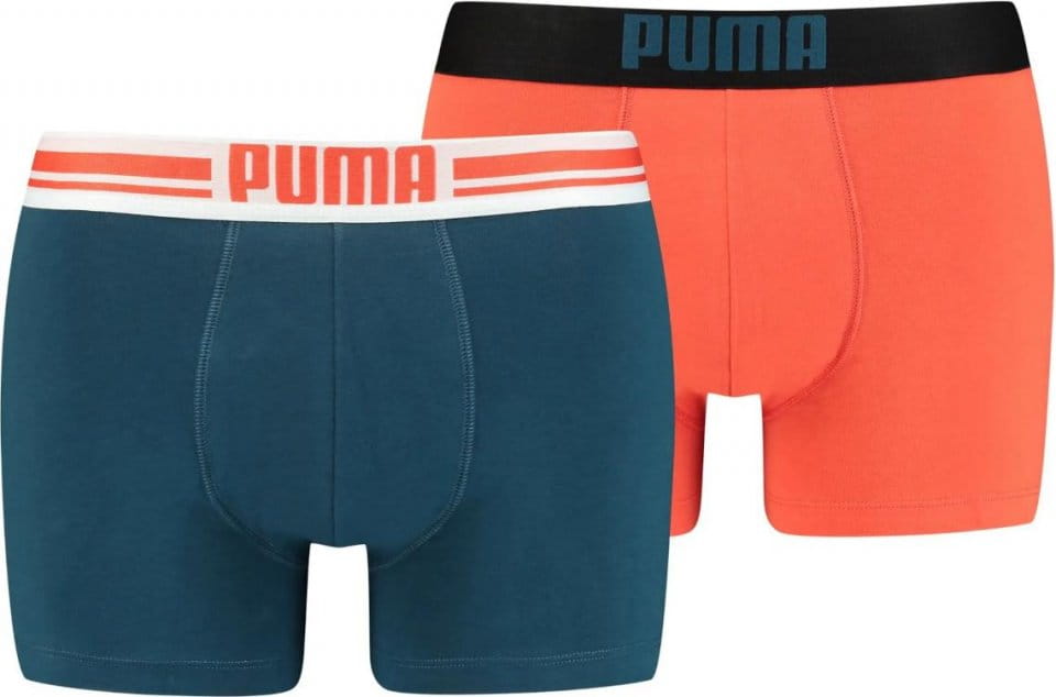 Boxershorts Puma Placed Logo Boxer 2er Pack Rot Blau F025