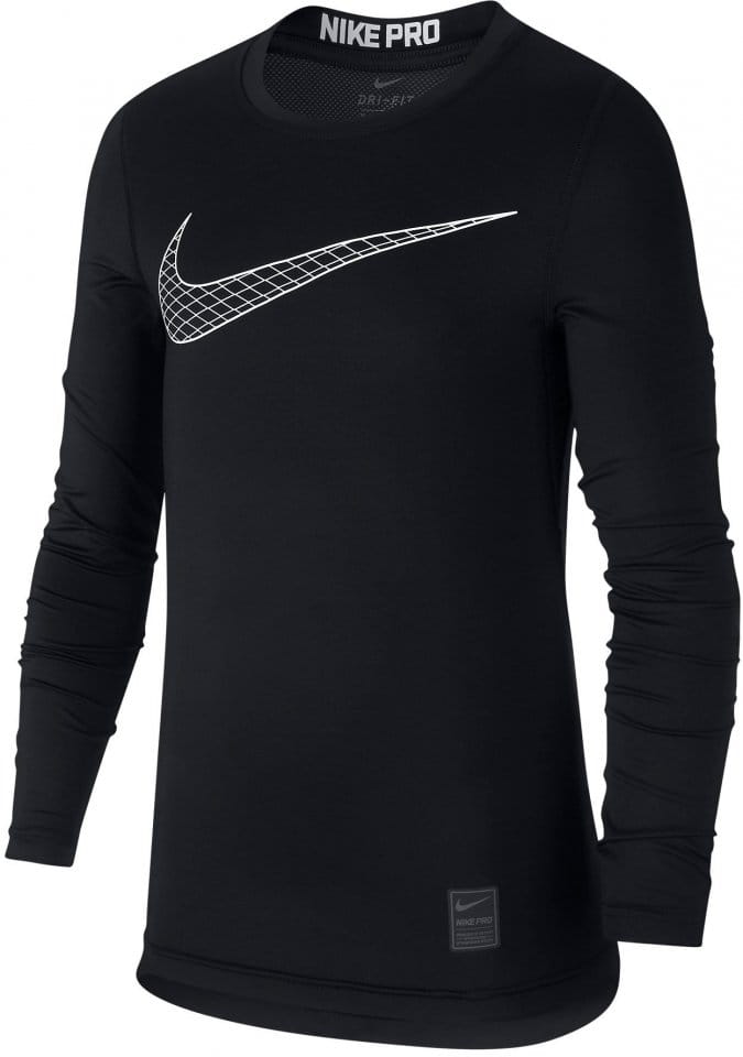 Langarm-T-Shirt Nike B Pro TOP LS COMP HO18 2
