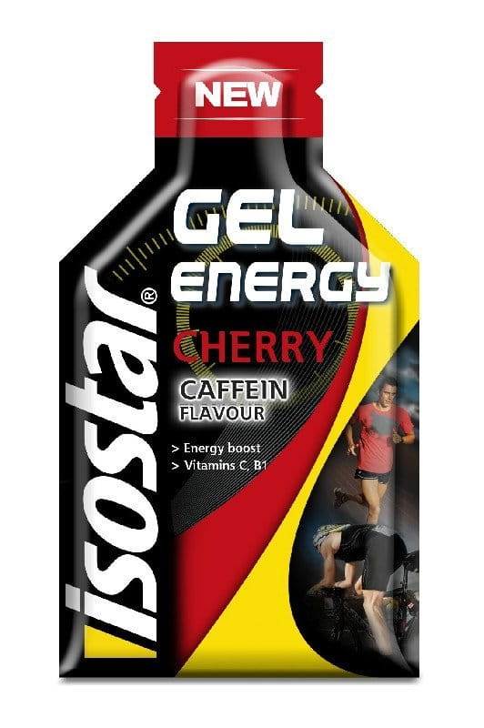 Energiegele Isostar GEL CAFFEIN CHERRY 35g