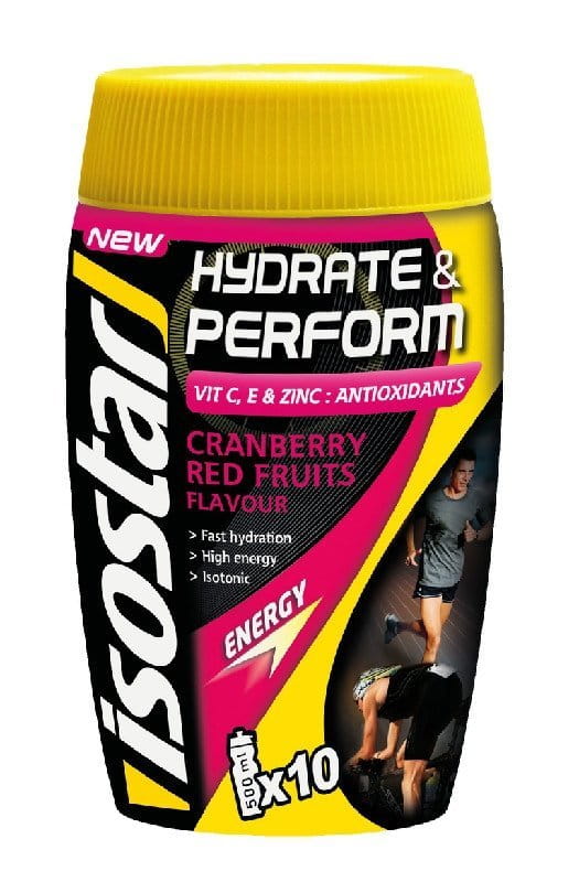 Isostar Powder - Hydrate & Perform Antioxidans 400 g - Preiselbeere