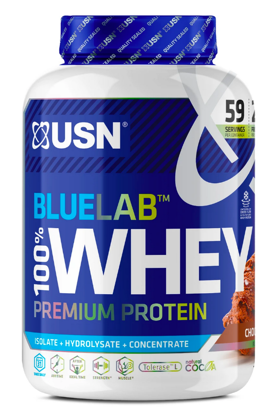 Proteinpulver USN BlueLab 100% Whey Premium Protein chocolate 2kg