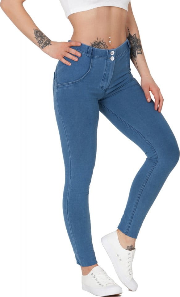 Hose Boost Jeans Mid Waist Light Blue
