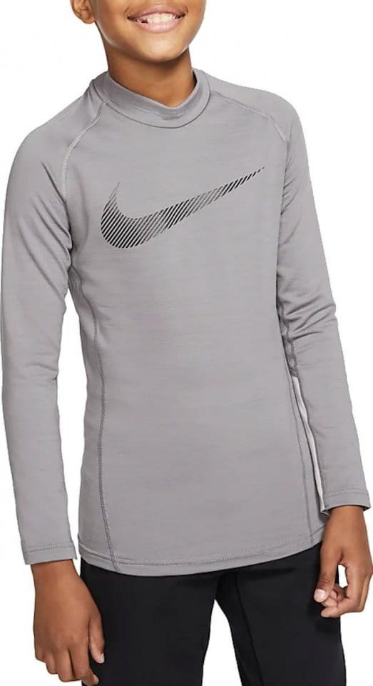 Langarm-T-Shirt Nike B NP LS THERMA MOCK GFX