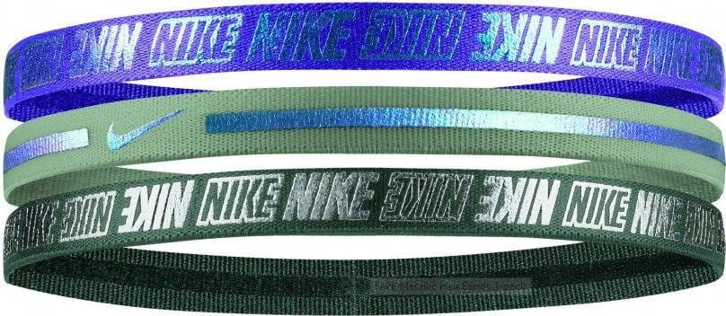 Stirnband Nike METALLIC HEADBANDS 3PK 2.0