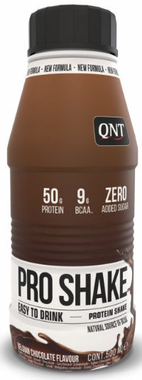 Proteingetränke und Smoothies QNT PRO SHAKE (50g protein & Low Sugar) 500 ml Belgian Chocolate